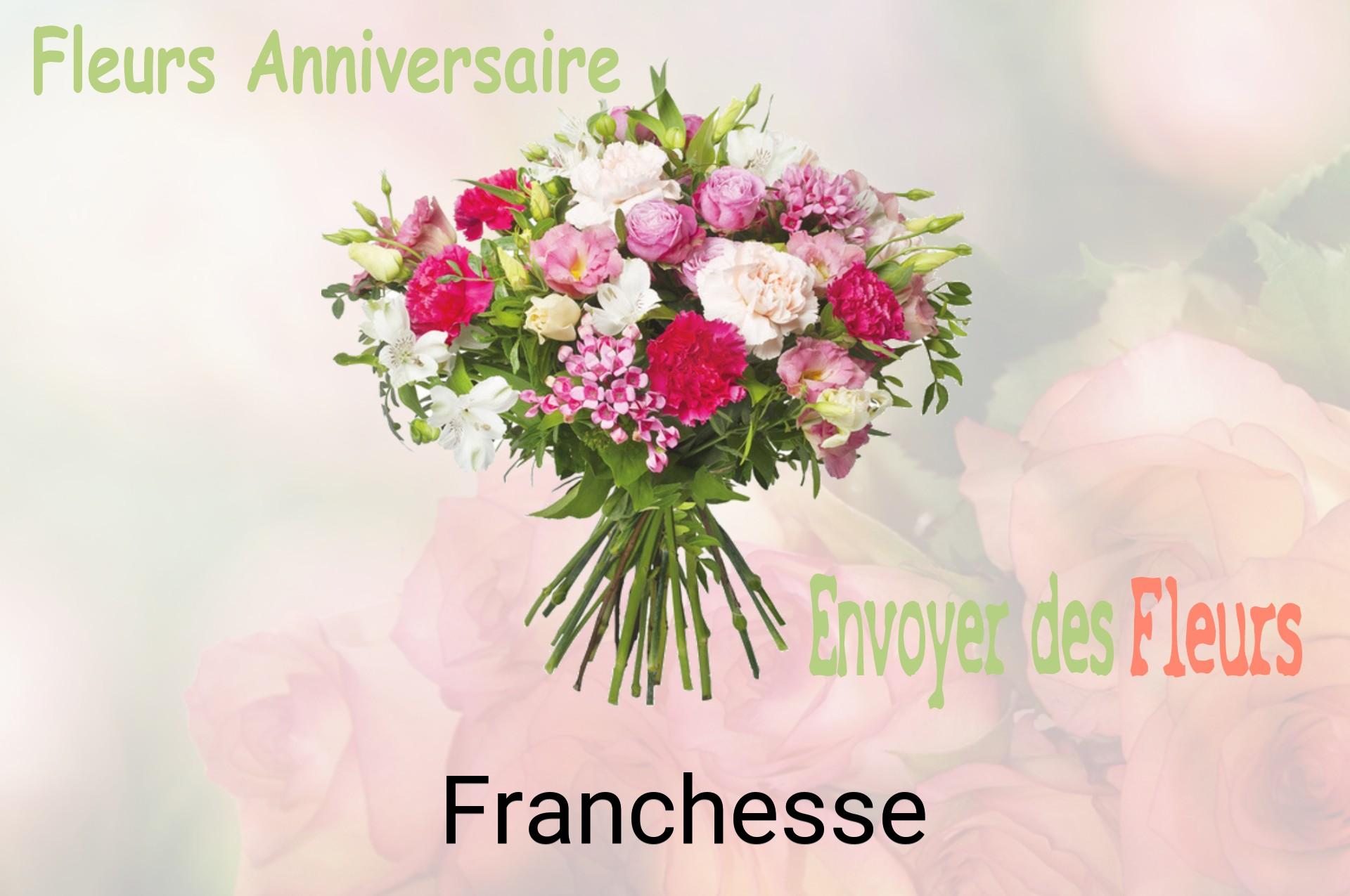 Bouquet de fleurs d’anniversaire livré à Franchesse