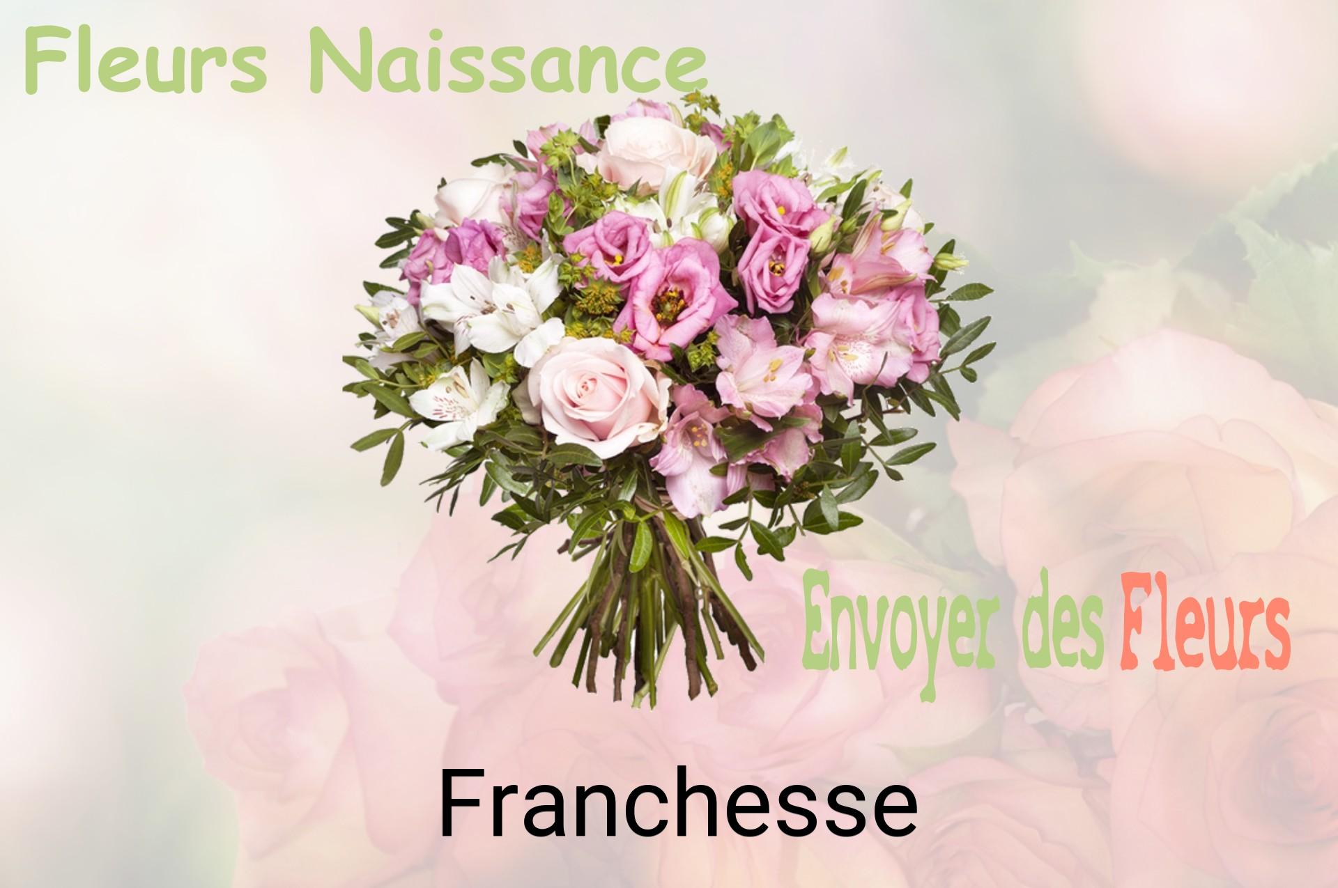 Bouquet de fleurs de naissance livré à Franchesse